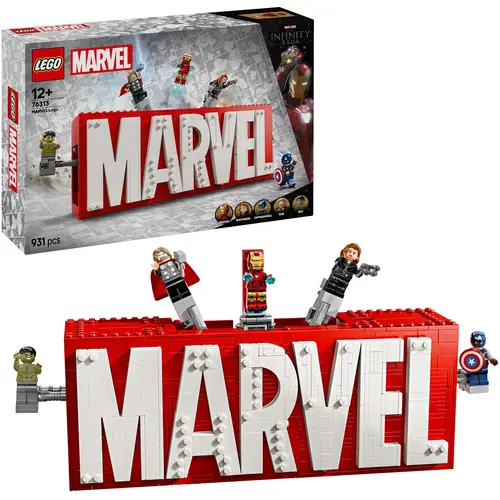 LEGO® Marvel™ MARVEL™ Logo & Minifiguren 76313