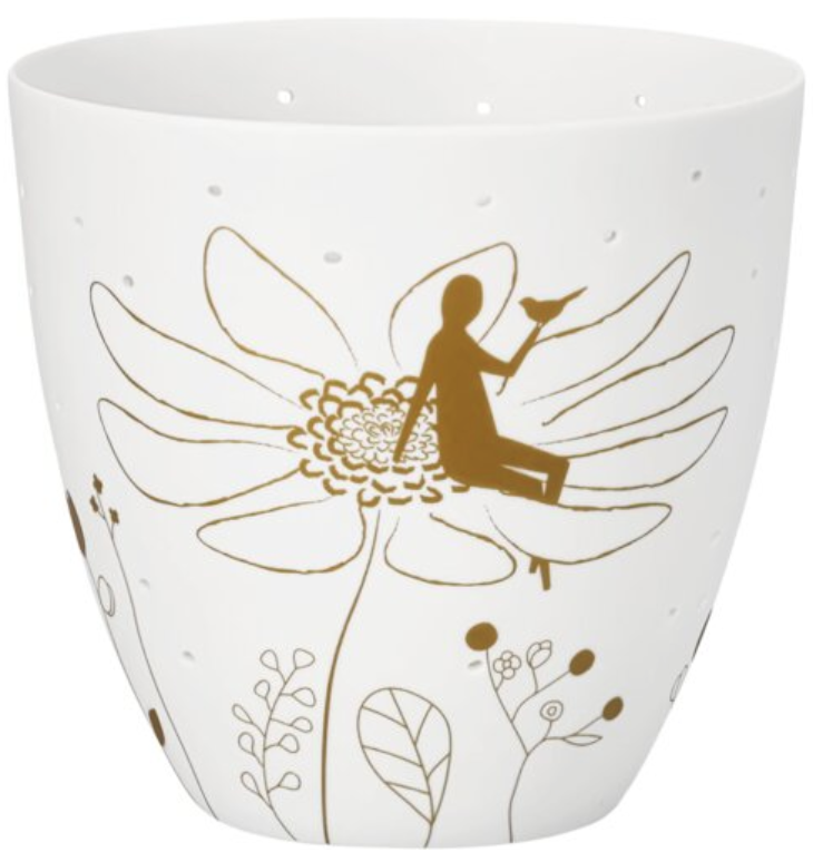 Das Poesielicht Blumenwiese ist ein dekoratives Teelicht mit Blumenwiesenmotiv. Es ist ein schönes Accessoire für jedes Zuhause.