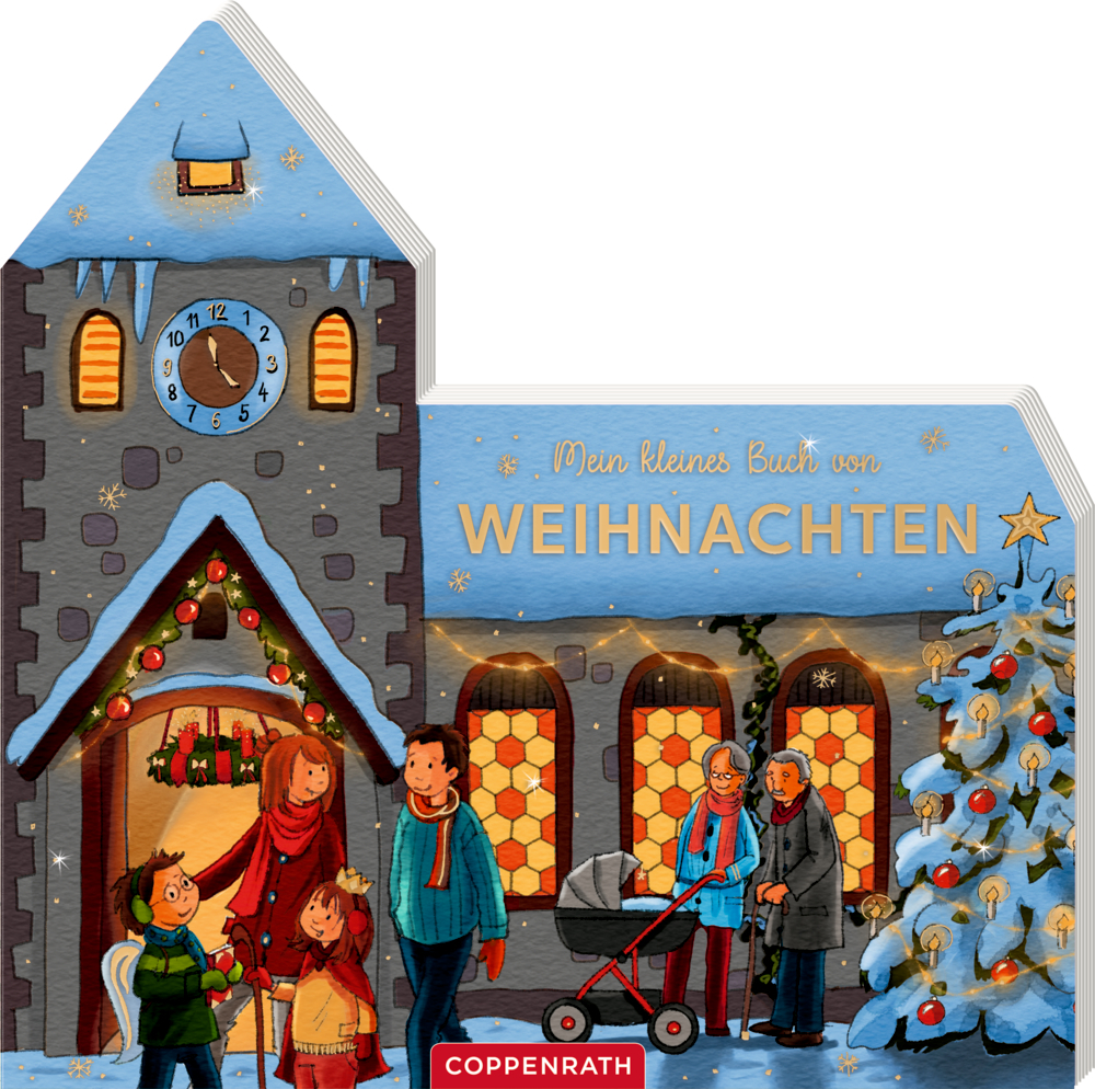 Auf diesem Bild sieht man das Buch 'Mein kleines Buch von Weihnachten' in der Gesamtansicht. Das Cover mit weihnachtlichem Design ist abgebildet.