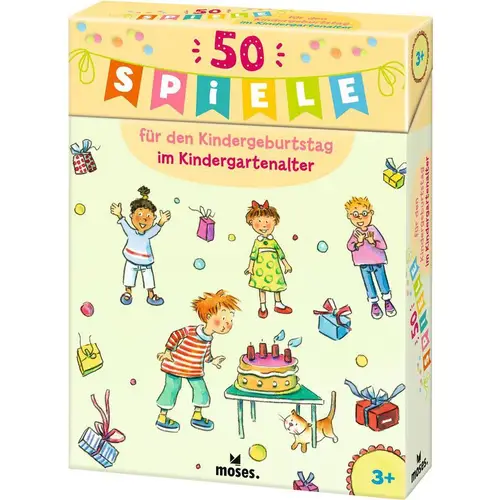 50 Spiele für den Kindergeburtstag im Kindergarten