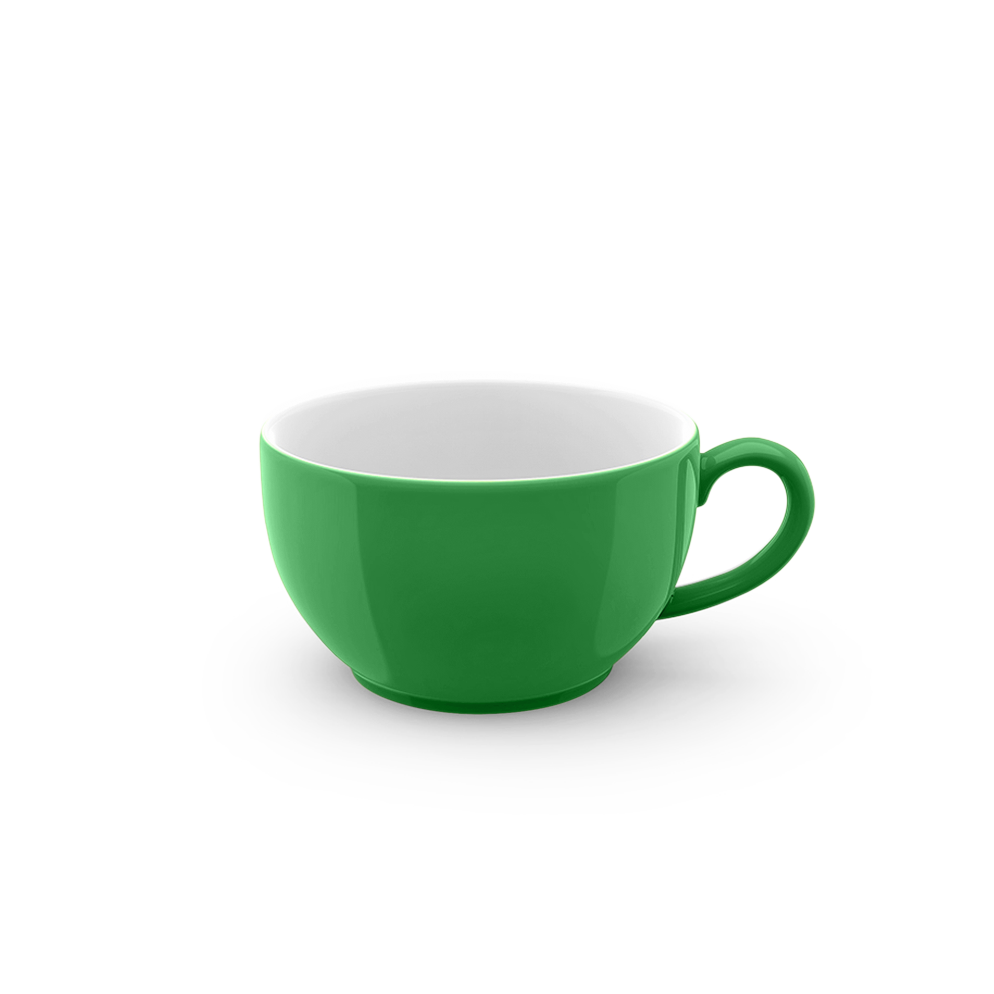 Dies ist eine Cappuccino Obertasse mit einem Fassungsvermögen von 0,30 Litern in Apfelgrün. Die Tasse gehört zur Solid Color Kollektion.