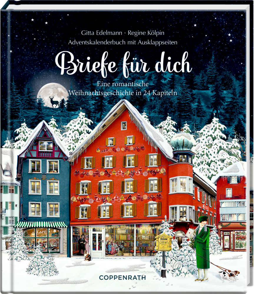 Auf diesem Bild wird das Cover von 'Adventskalenderbuch: Briefe für dich!' gezeigt. Das Buch ist ein besonderer Adventsbegleiter mit täglichen Briefen.