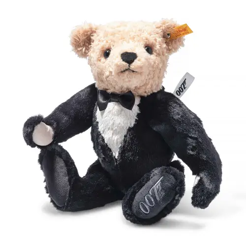 Teddybär James Bond 30cm bunt