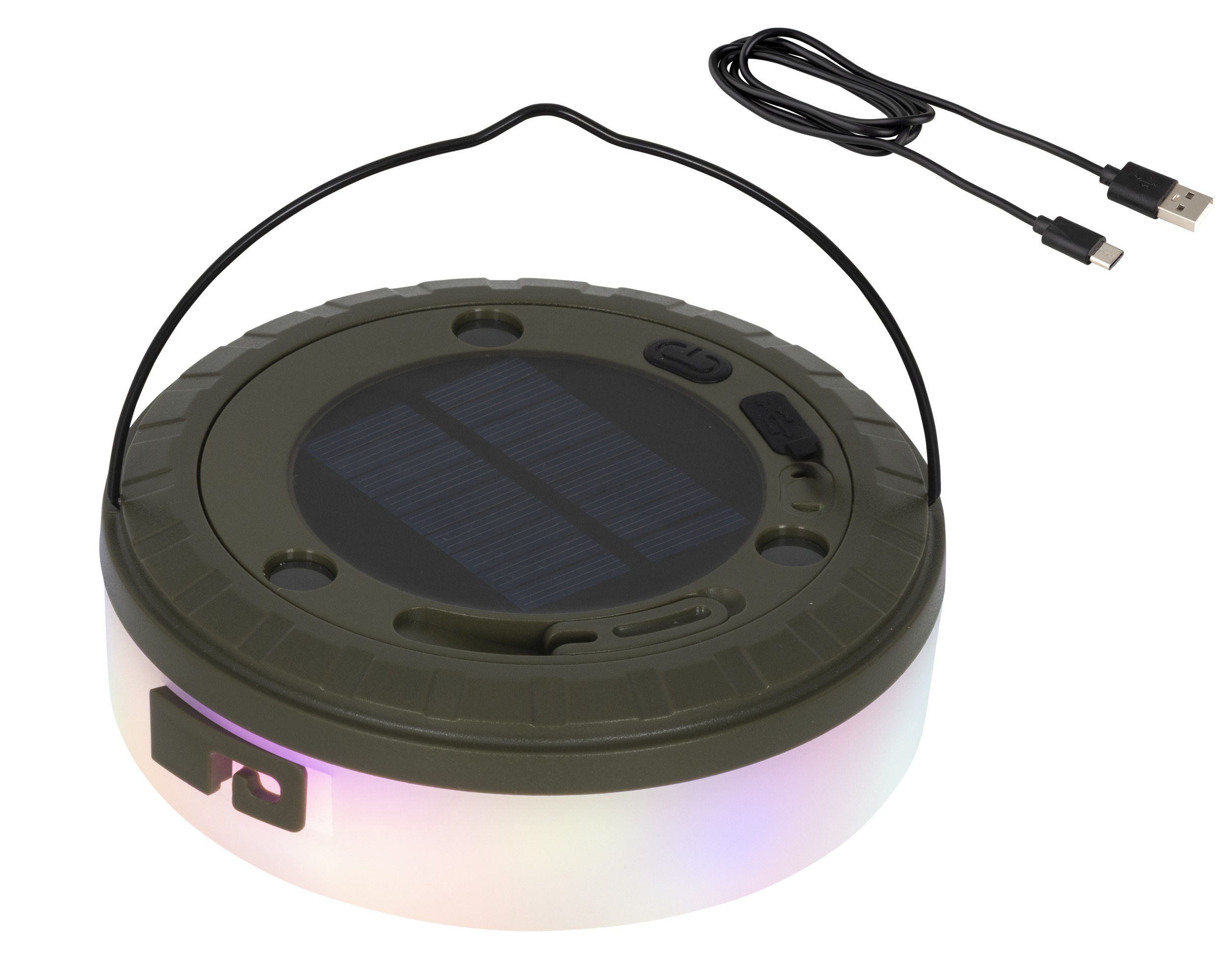Zu sehen ist eine Solar Strangbeleuchtung aus Plastik mit Twinkle Effekt. Die Beleuchtung hat zwei Funktionen und ist stromsparend.