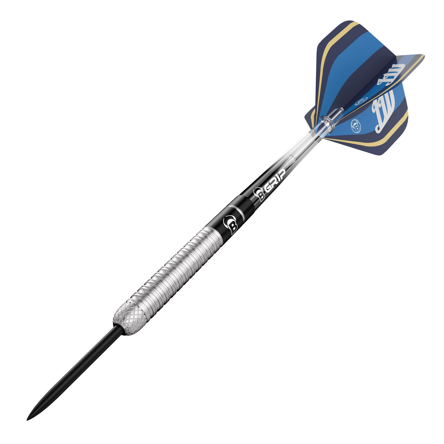 Das Bild zeigt das Produkt 'L. Weber Steel Tip 25g'. Es handelt sich um einen hochwertigen Dart mit Stahlspitze.