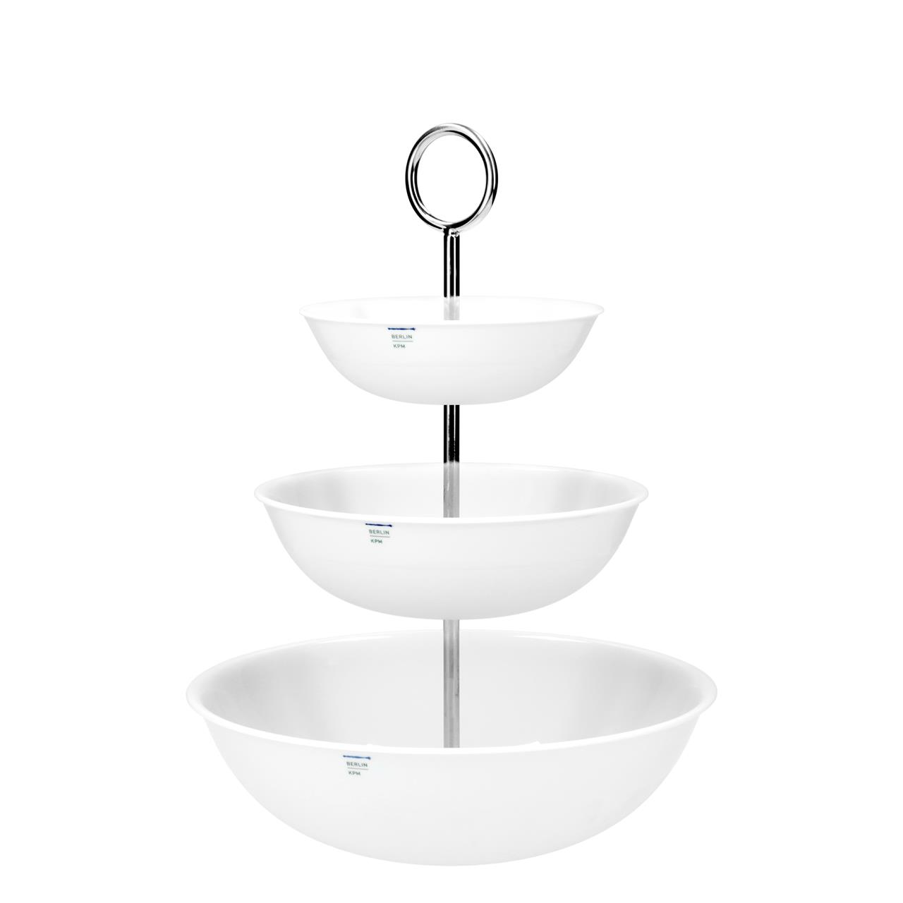 Etagere groß 3 teilig LAB Weiss