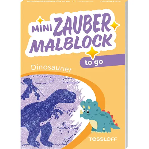 Mini Zaubermalblock to go Dinosaurier