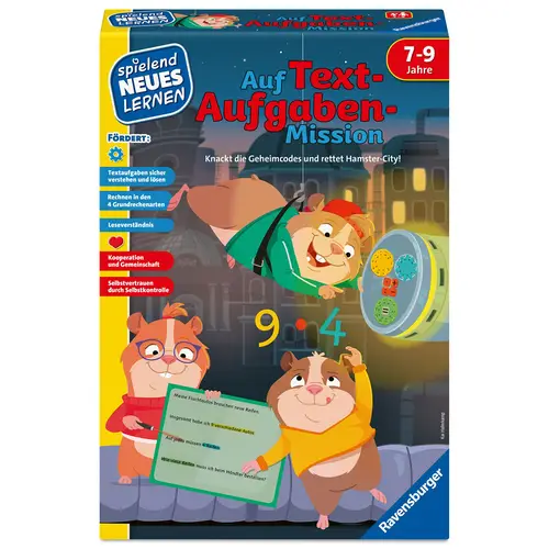Auf Textaufgaben-Mission - Lernspiel Ab