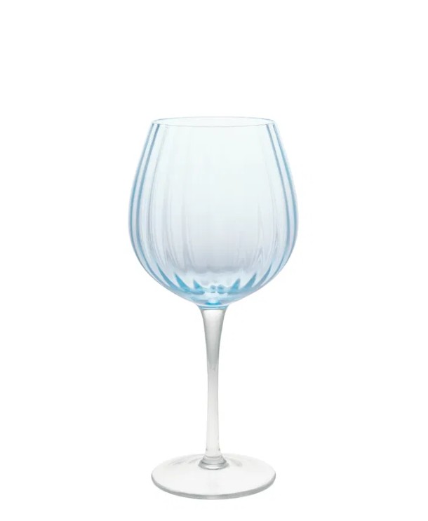 Dieses Bild zeigt das Produkt 'Wine Alice pale blue'. Es handelt sich um ein blass blaues Weinglas der Serie Alice.