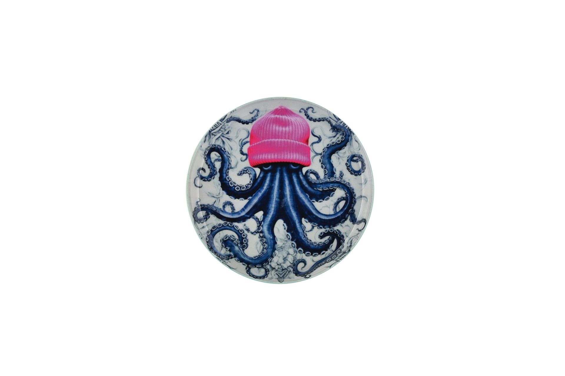 Dekotablett XS von Love Trays mit Oktopus-Motiv. Das Tablett eignet sich als dekoratives Accessoire.
