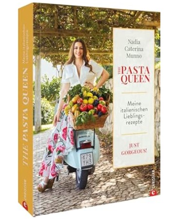 Das Bild zeigt das Produkt 'The Pasta Queen'. Es handelt sich um eine Pasta-Maschine oder ein ähnliches Pasta-Produkt.