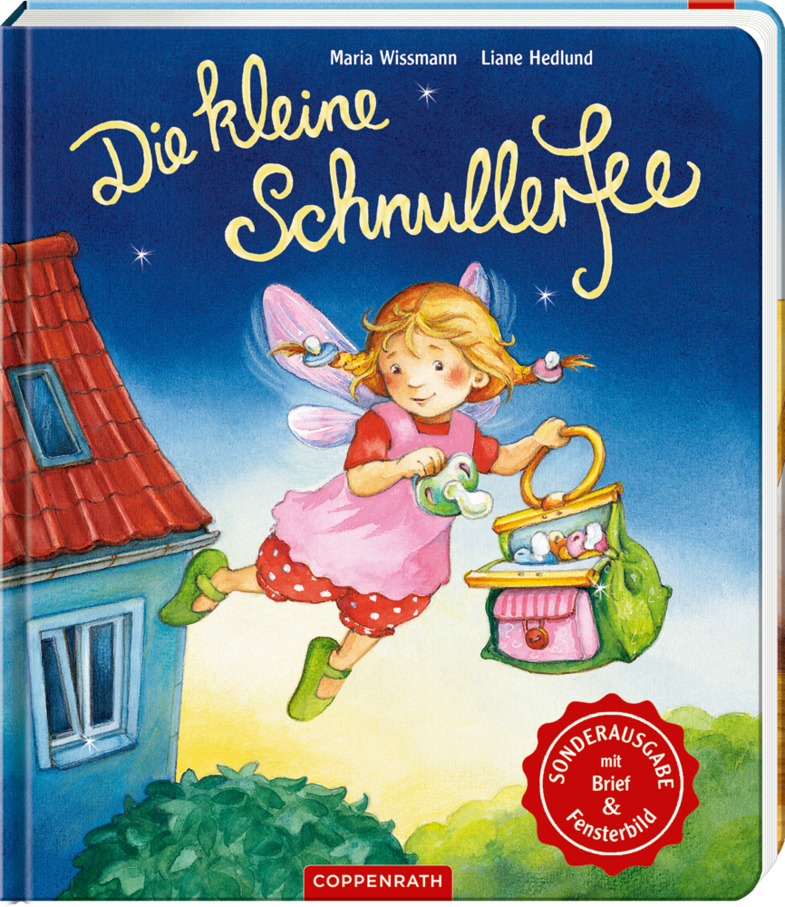 Hier ist das Cover von 'Die Kleine Schnullerfee (Sonderausgabe)' abgebildet. Das Buch richtet sich an kleine Kinder und behandelt das Thema Schnullerentwöhnung.