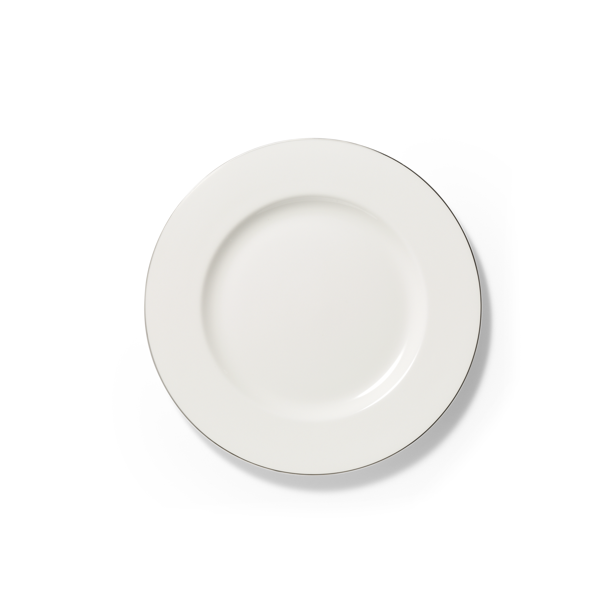Dies ist ein Teller flach 21 cm aus der Platin Line Classic Fine Bone China Kollektion. Der Teller ist aus hochwertigem Porzellan gefertigt.