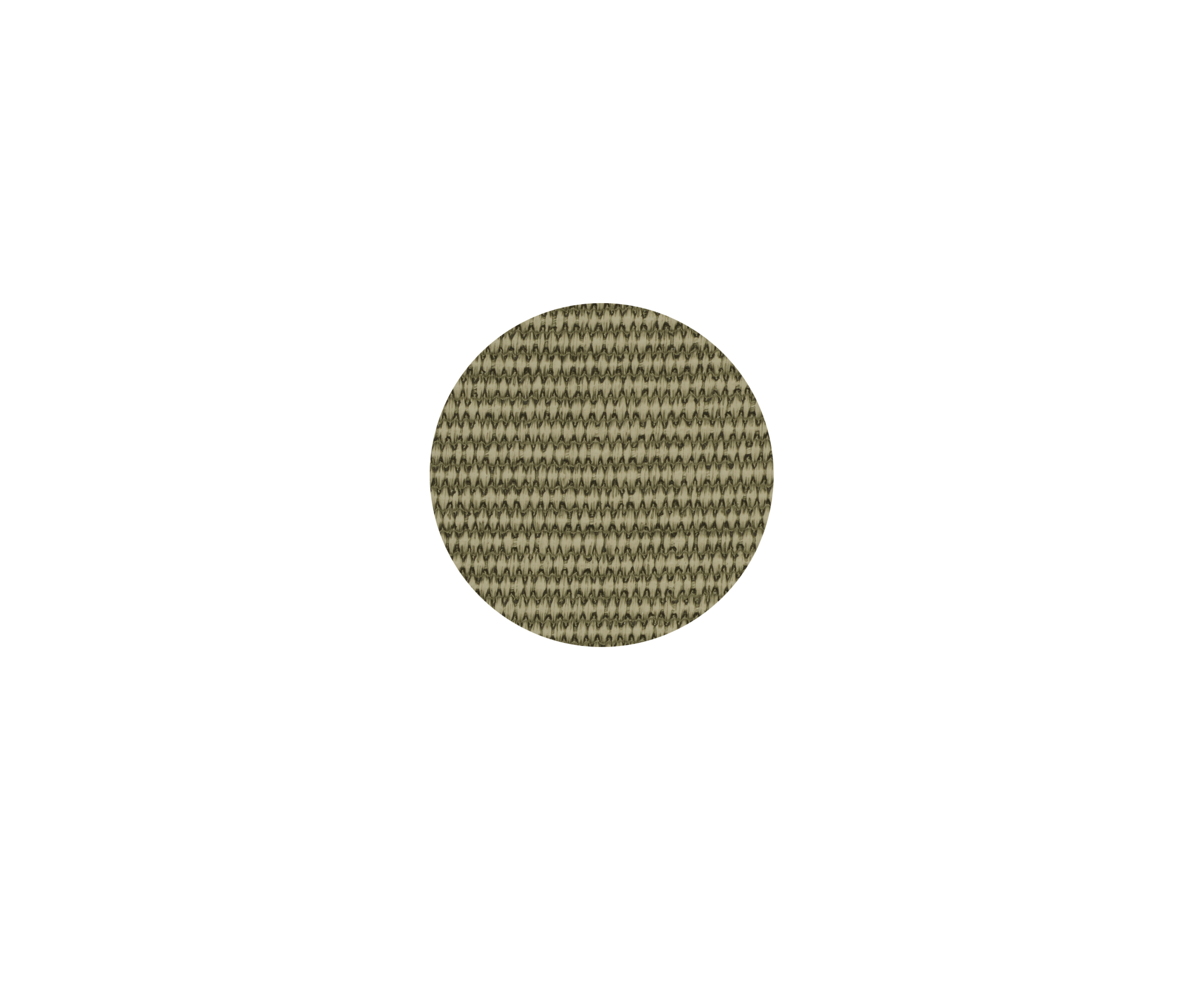 Das Bild zeigt ein 4er Set Untersetzer in der Farbe Nori Rough mit einem Durchmesser von 10 cm. Die Untersetzer bestehen aus Sisal und haben eine raue Oberfläche.