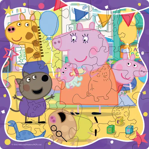 Peppa Pig Freundschaftsparty - Puzzle 22 Teile