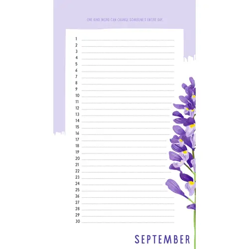 Immerwährender GeburtstagsKalender Vergiss Mein Ni