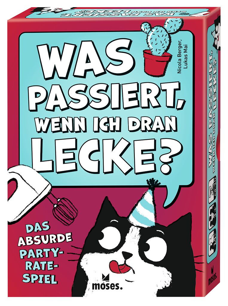 Das Bild zeigt das Produkt 'Was Passiert, Wenn Ich Dran Lecke'. Es handelt sich um ein Buch oder ein ähnliches Produkt mit diesem Titel.