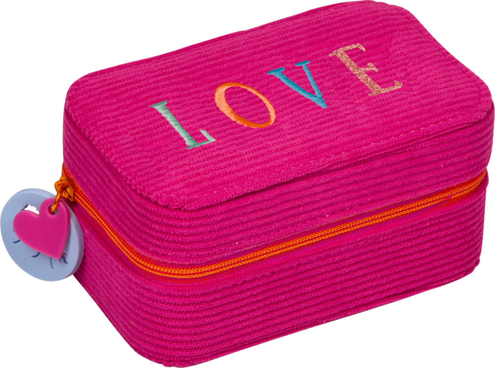 Hier sieht man das Produkt 'Pferdefreunde - Schmuckkästchen Love'. Das Schmuckkästchen hat ein liebevolles Pferdedesign.