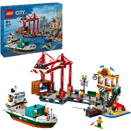 LEGO® City Hafen mit Frachtschiff 60422