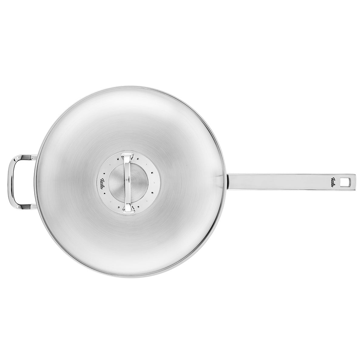 Ein Wok aus der Original-Profi-Collection von Fissler ist abgebildet. Die Größe beträgt 32 cm.