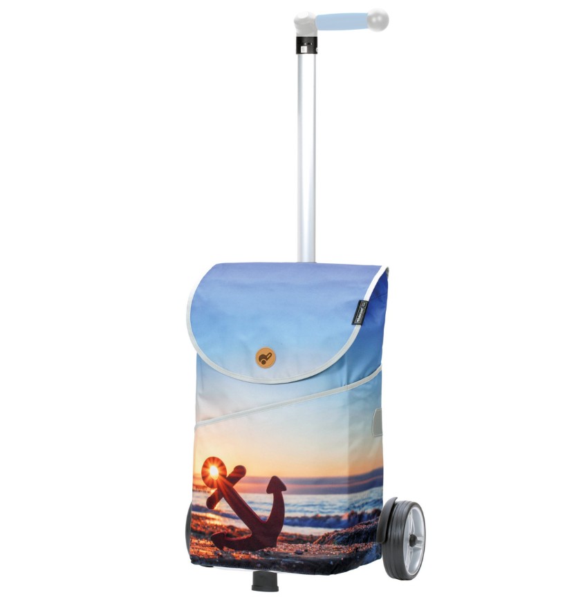 Hier sehen Sie den Unus Shopper Mix A37. Der Einkaufstrolley überzeugt durch sein modernes Design.