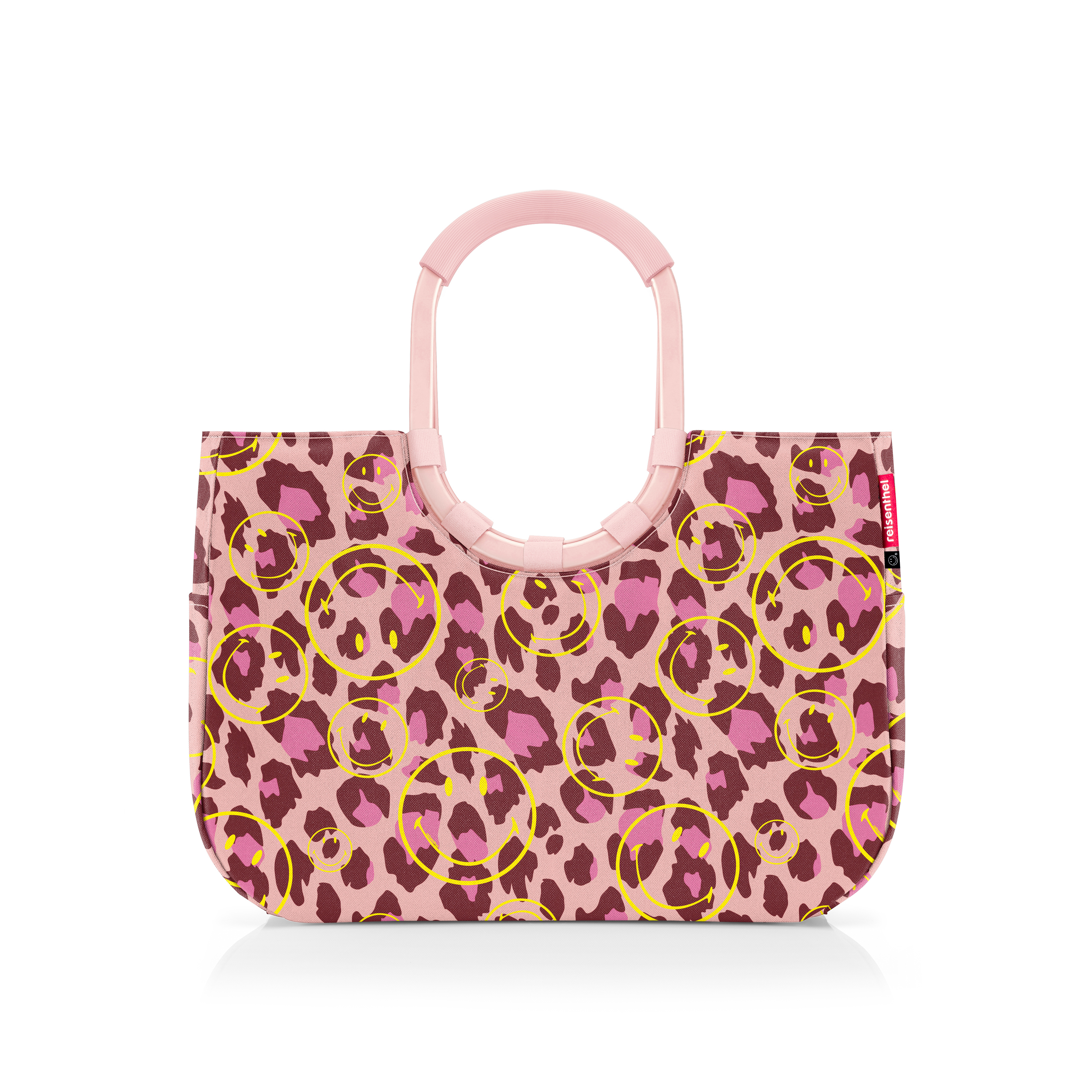 Reisenthel Loopshopper L Einkaufstasche im Smiley Leo Blush Design