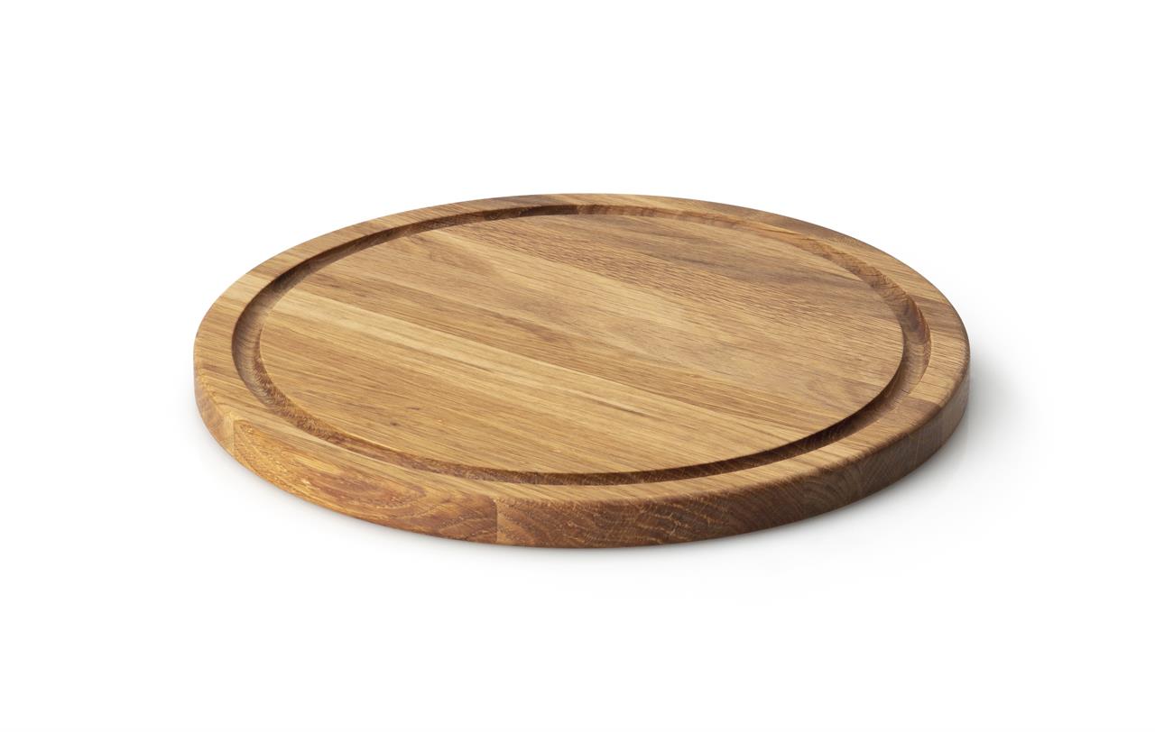 Steakteller rund Eichenholz 28cm