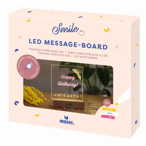 Smile Led Message-Board