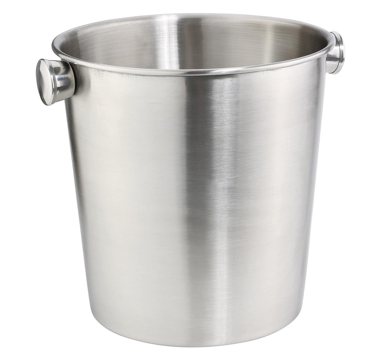 Der Weinkühler VINO ist aus Edelstahl gefertigt und hat ein schlichtes, modernes Design. Er verfügt über zwei seitliche Griffe für einen einfachen Transport.