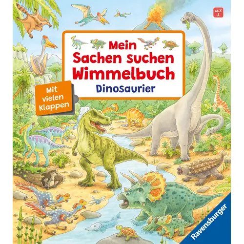 Mein Sachen Suchen Wimmelbuch Dinosauri