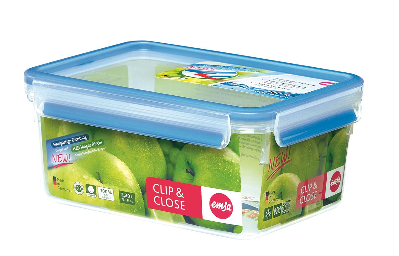 Clip & Close 3D Perf Clean Rechteckig 2,30L