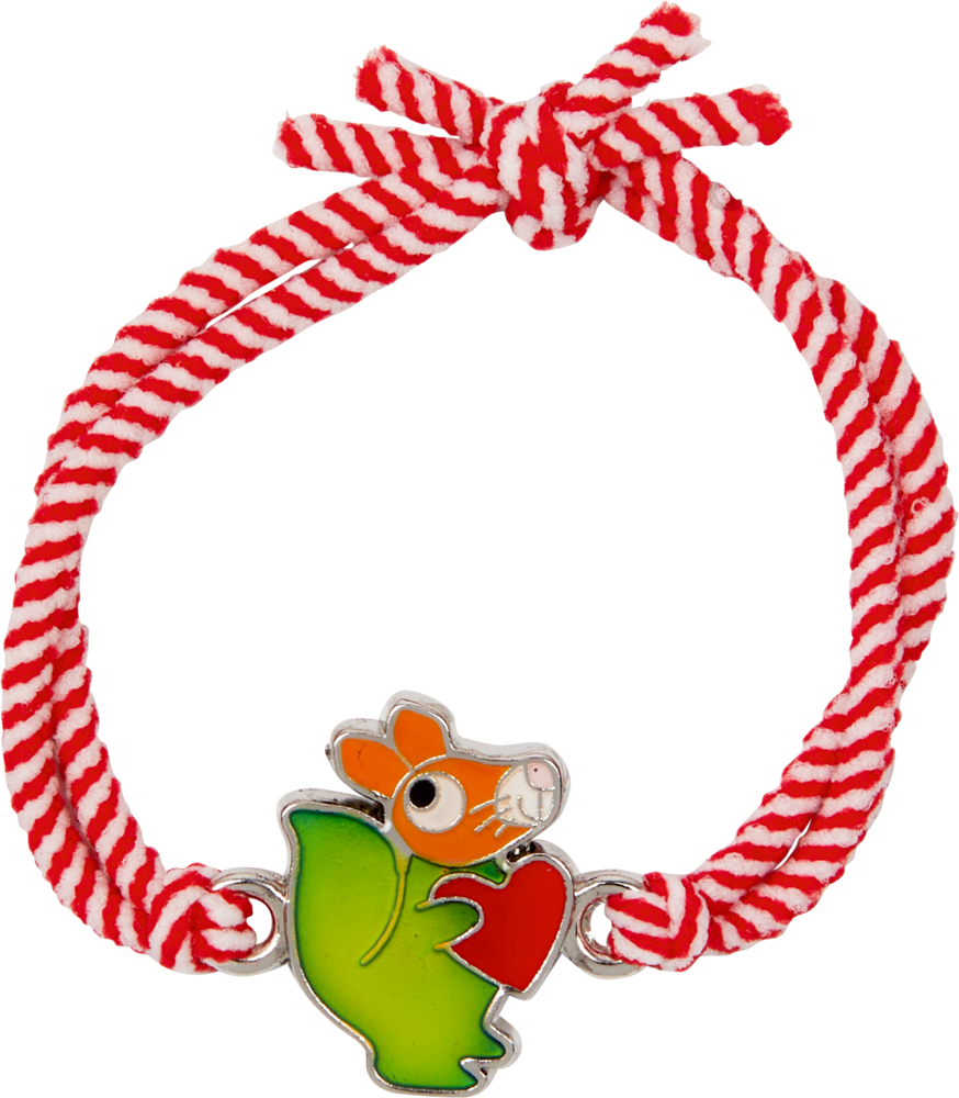 Winterzauber Im Weihnachtswald - Stimmungsarmband ist zu sehen. Es handelt sich um ein dekoratives Armband für die Weihnachtszeit.