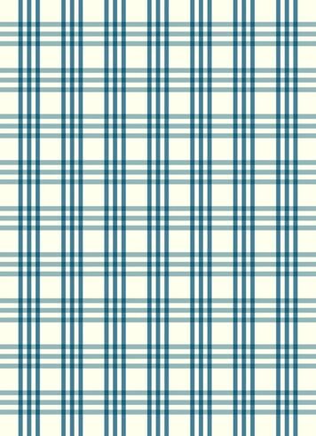 Das Bild zeigt ein Geschirrtuch mit großem Karomuster in der Farbe Atlantikblau. Das Tuch besteht aus 50 % Leinen und 50 % recycelter Baumwolle und misst 50x70 cm.