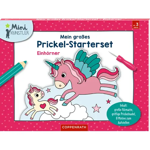 Mein Großes Prickel-Starterset Einhörne