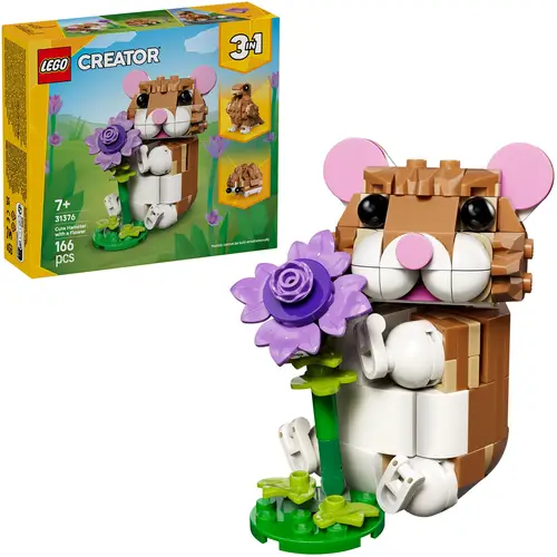 LEGO® Creator Niedlicher Hamster mit Blume 31376