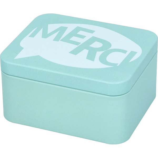 Hier sehen Sie die Geschenkbox 'Mercy' in Seegrasgrün. Sie ist eine stilvolle Verpackung für Geschenke.