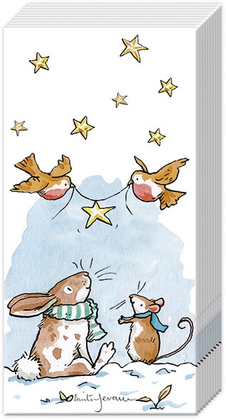 A STAR FOR YOU Papiertaschentücher PT 821000. Ein Paket Papiertaschentücher mit besonderem Design.