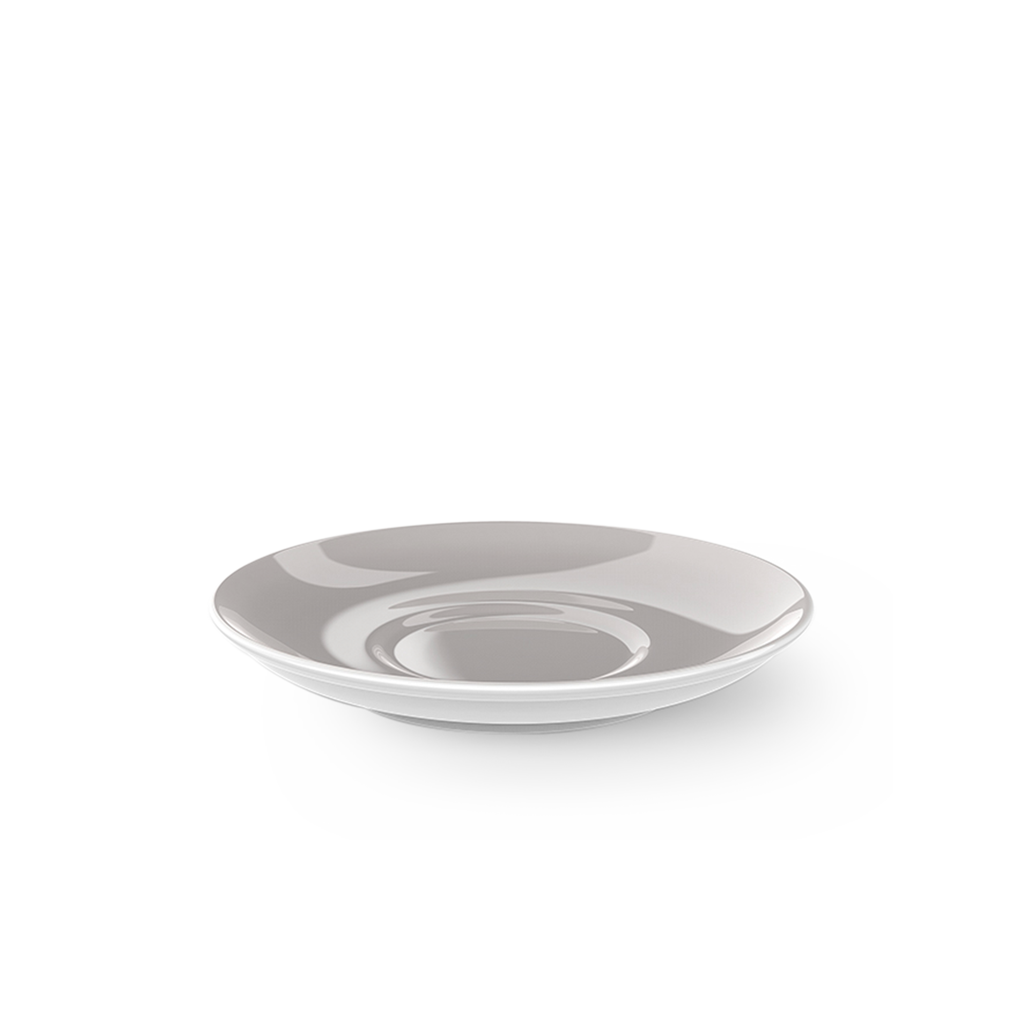 Hier sehen Sie eine Kaffee Untertasse mit einem Durchmesser von 14,5 cm aus der Kollektion Pearl Solid Color. Die Untertasse ist passend für Kaffeetassen und ideal für Ihren Frühstückstisch.