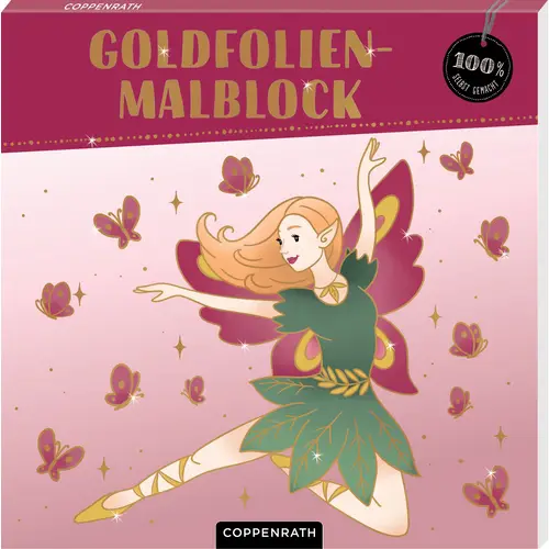 Coppenrath Spg Goldfolien-Malblock - 100 Selbst Gemach