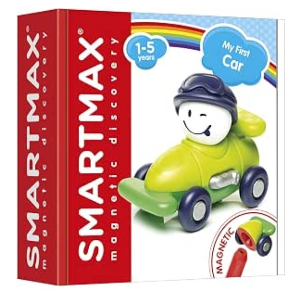 SmartMax: My first Car ist ein magnetisches Konstruktionsspielzeug. Es unterstützt die Entwicklung der Feinmotorik bei Kindern.