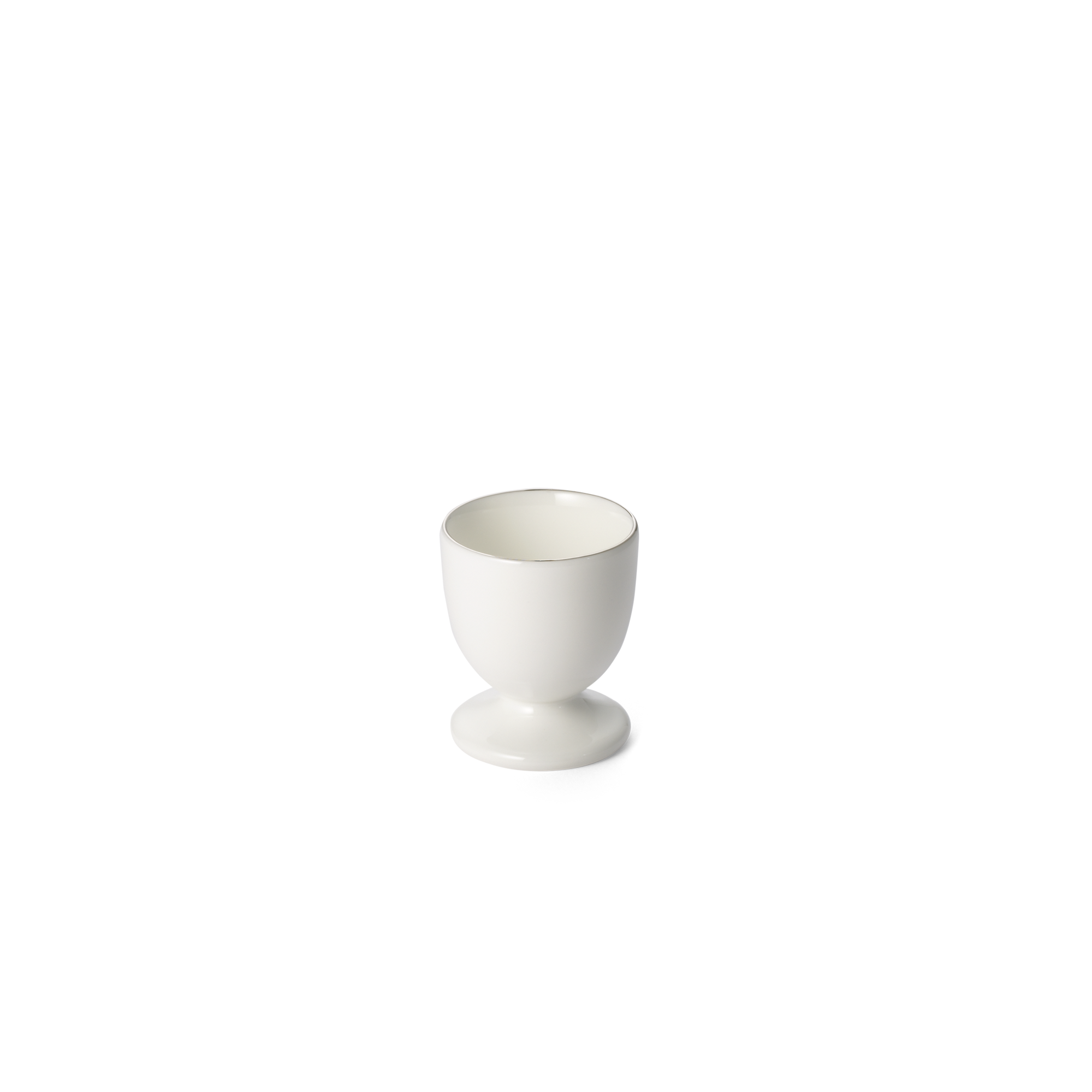 Hier sehen Sie einen Eierbecher mit Fuß aus der Platin Line Fine Bone China Kollektion. Das Produkt trägt den Namen 'Eierbecher mit Fuß Platin Line Fine Bone China'.