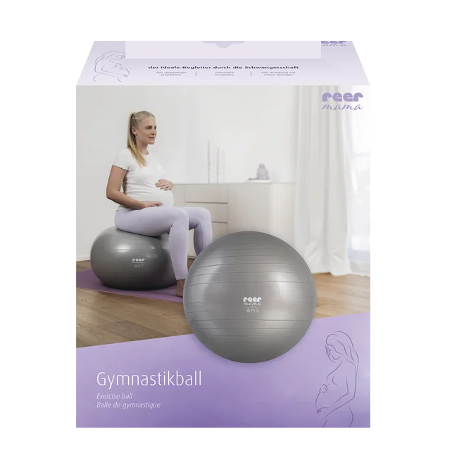 Der reer mama Gymnastikball ist für Fitnessübungen und Training geeignet. Er unterstützt die Stabilität und Balance während des Trainings.