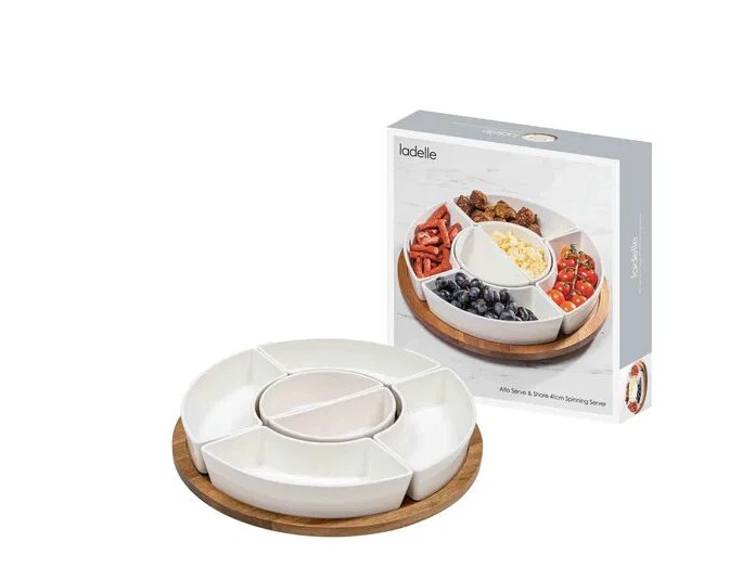 Alto Serve & Share Drehteller mit einem Durchmesser von 41 cm. Ideal zum Servieren und Teilen bei Tisch.