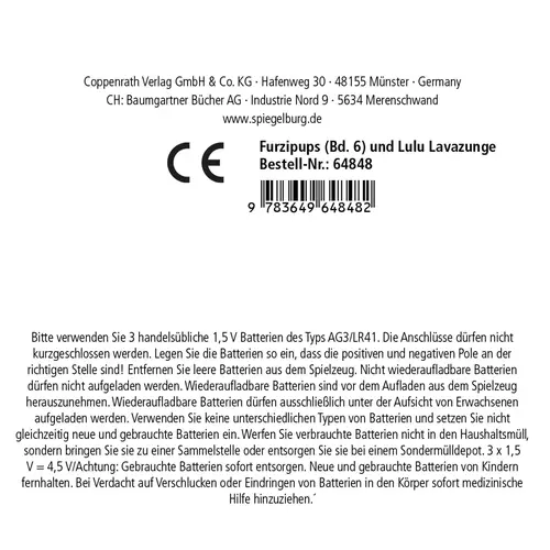 Das Bild zeigt ein Produkt mit dem Dateinamen 68051339_9783649648482_PS. Weitere Informationen sind nicht verfügbar.