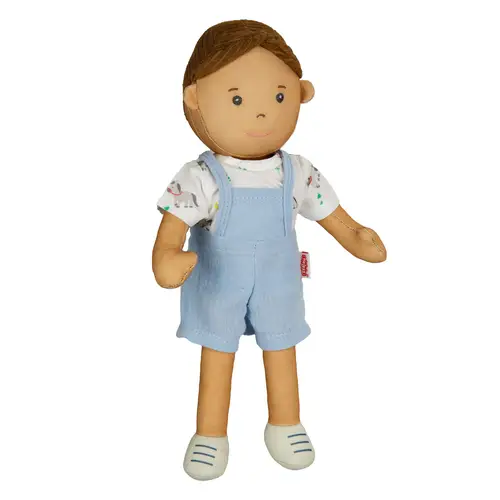 Stoffpuppe ''Noah''  mit Outfit zum An- und Auszie