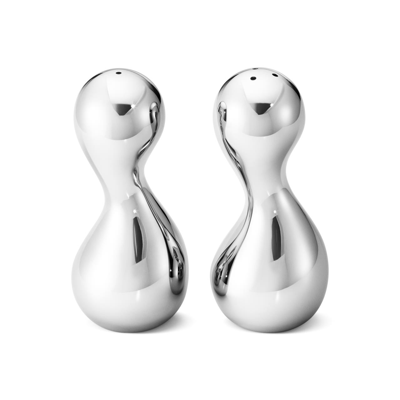 Georg Jensen A/S Cobra Salz- & Pfefferstreuer Edelstahl