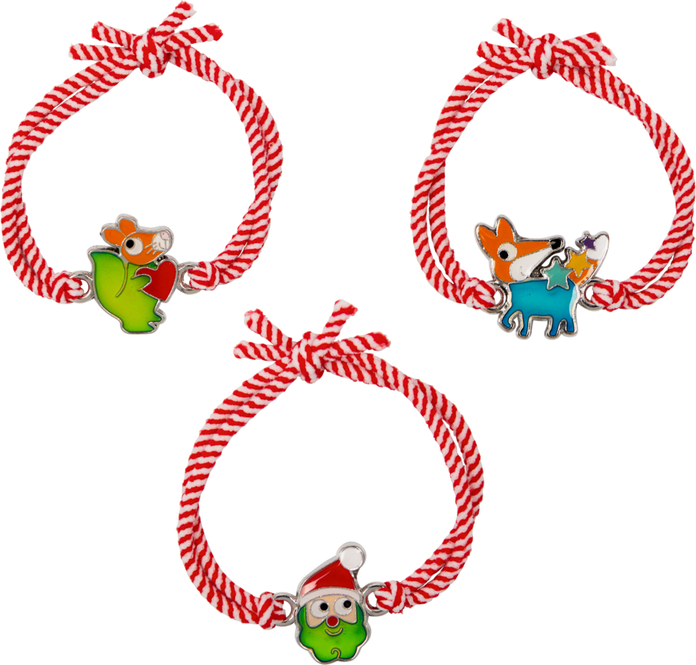 Das Bild zeigt das Produkt Winterzauber Im Weihnachtswald - Stimmungsarmband. Das Armband soll winterliche Stimmung und festlichen Zauber vermitteln.
