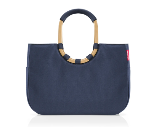 Die Einkaufstasche loopshopper L midnight gold wird hier abgebildet. Sie ist elegant in dunklem Gold gehalten und bietet viel Platz.
