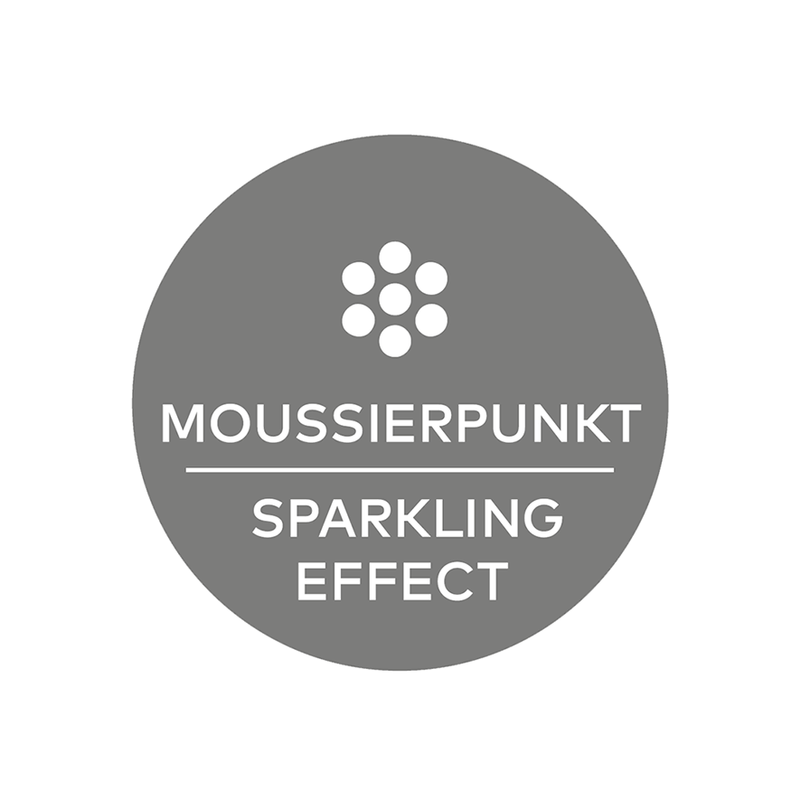 Das Bild zeigt das Moussierpunkt-Symbol der Multibrand Kollektion. Es hat keinen Produktbezug.
