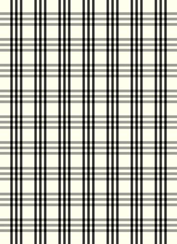 Das Bild zeigt ein Geschirrtuch mit großem Karomuster in Schwarz auf hellem Hintergrund. Das Tuch besteht zu 50 % aus Leinen und zu 50 % aus recycelter Baumwolle.